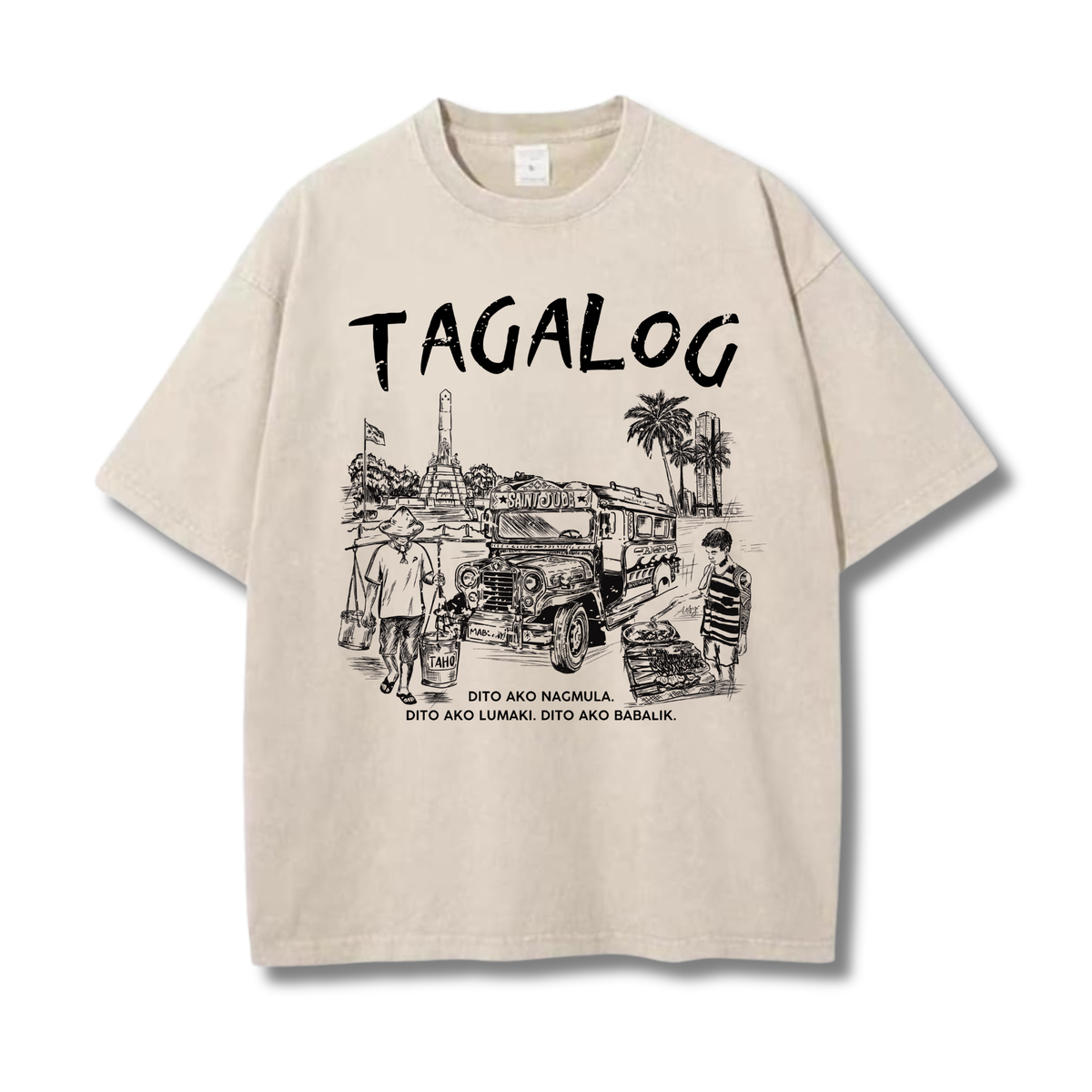 TAGALOG OVERSIZED T-SHIRT