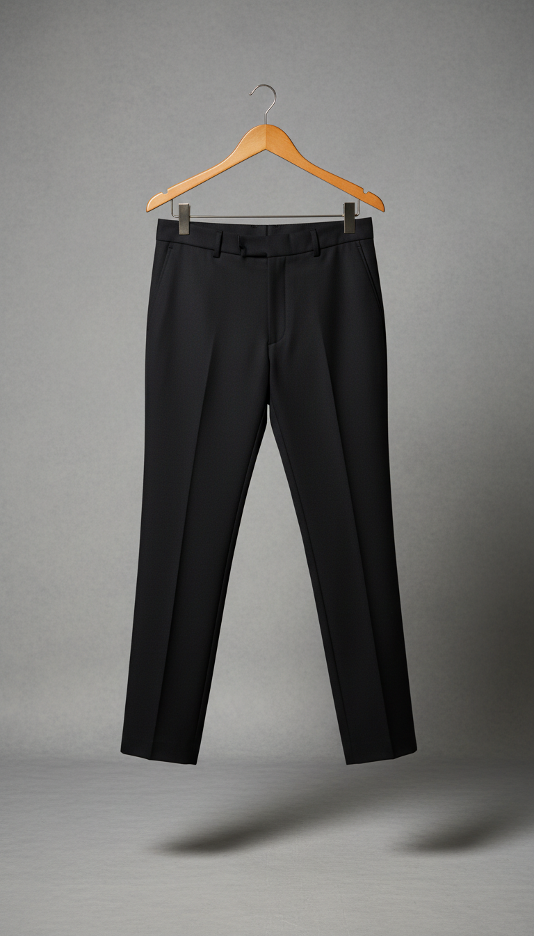 Cotton Twill Tailored Trousers